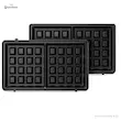 ست صفحات نچسب وافل‌ساز مربعی قابل جدا شدن مخصوص ساندویچ ساز HD2350 فیلیپس.