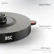 پایه دیجیتال چای ساز فلر مدل TS290 با نمایشگر LED دما، کنترل لمسی و ترموستات Strix.