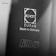 لوگوی شیشه SCHOTT DURAN ساخت آلمان روی بدنه سماور برقی فلر مدل TS 390.
