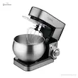 همزن حرفه ای تکنو مدل Te-707 با بدنه استیل و سر بالا رفته به همراه سری همزن سیمی.