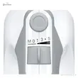 نمای نزدیک کلید کنترل همزن برقی بوش مدل MFQ36470 با ۵ سرعت قابل تنظیم و حالت پالس (M).