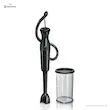 گوشت کوب برقی بوش مدل MS84CB6110 مشکی با سیم تلفنی فنری (Helix) و لیوان مدرج.
