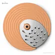 دیسک رنده درشت و رشته ساز (Shredding) غذاساز فیلیپس مدل HR7302 به رنگ نارنجی.