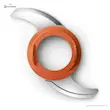 تیغه خردکن S شکل (S-blade) غذاساز فیلیپس مدل HR7302 با تکنولوژی PowerChop.