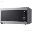 نمای سه رخ مایکروویو ال جی مدل MH8265CIS شاهیران کالا مجهز به تکنولوژی اسمارت اینورتر و بدنه استیل.