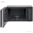 محفظه داخلی با پوشش ایزی‌کلین (EasyClean) ضد باکتری در مایکروویو ال جی مدل MH8265CIS با درب باز.