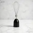 سری همزن سیمی استیل (Whisk) گوشت کوب برقی گوسونیک مدل GSB-842 روی سطح مرمر.