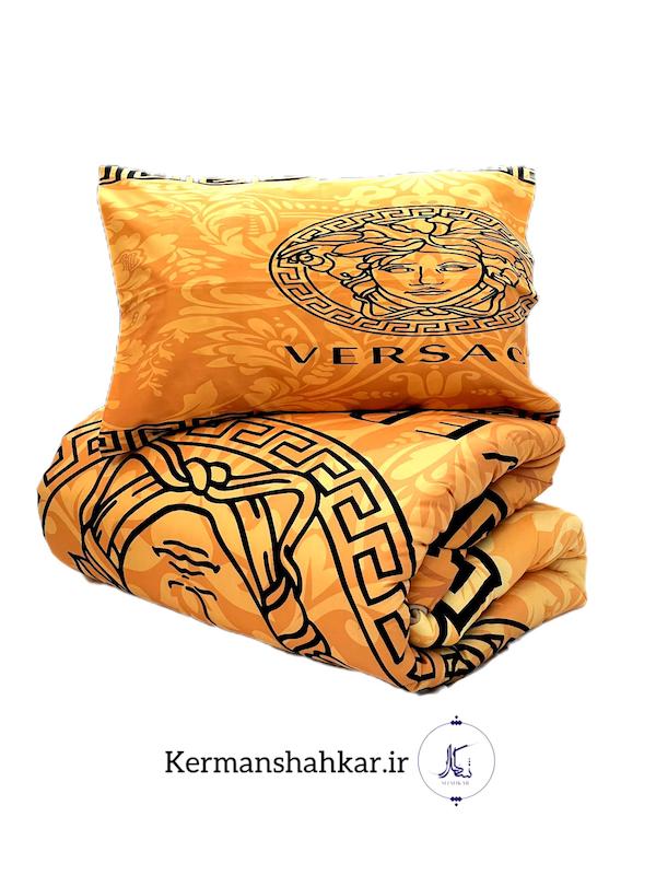 ست روتختی ترک آز تک روچاپ دونفره ورساچه کرم