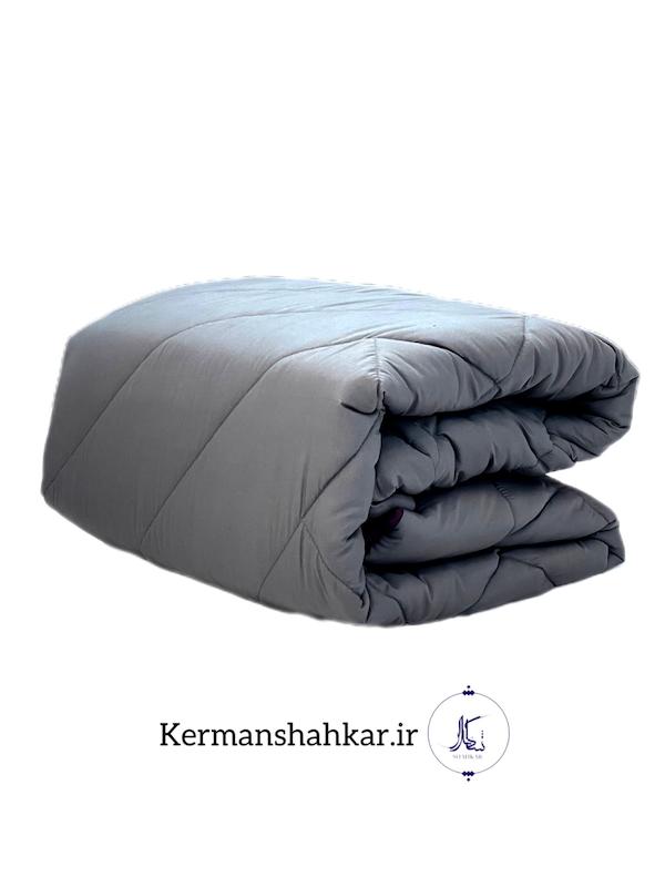 ست روتختی تنسل ترک تک نفره طوسی سورمه ای