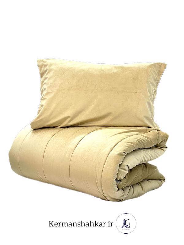 ست روتختی مخمل وارداتی دونفره نسکافه ای