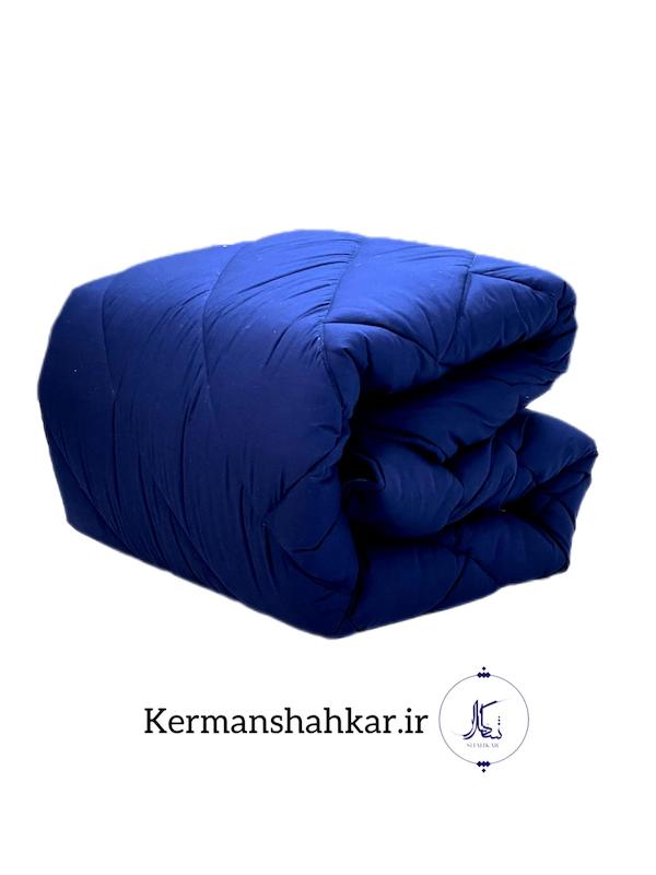 ست روتختی تنسل ترک تک رنگ سورمه ای کرم