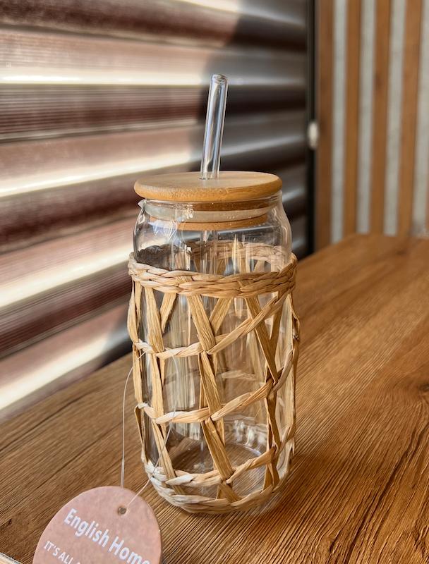 لیوان اسموتی درب و نی دار ۳۵۹۱۹