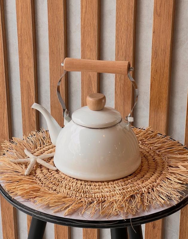 کتری لعابی وارداتی حجم ۱/۵ لیتر 