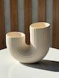 گلدان سراميكى مينيمال دو طرفه - ۹۰۳۶