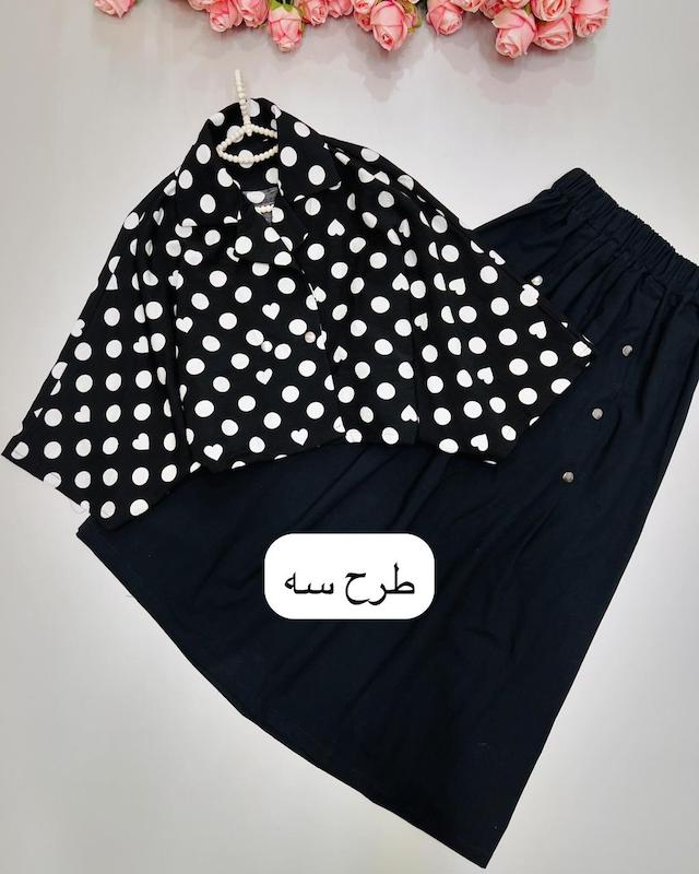 بلوز دامن لینن کد ۱۳۱