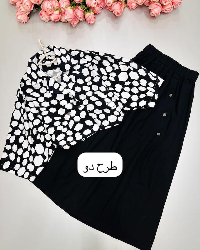 بلوز دامن لینن کد ۱۳۱
