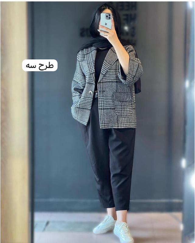 کت پائیزه شنل کد ۴۱۲