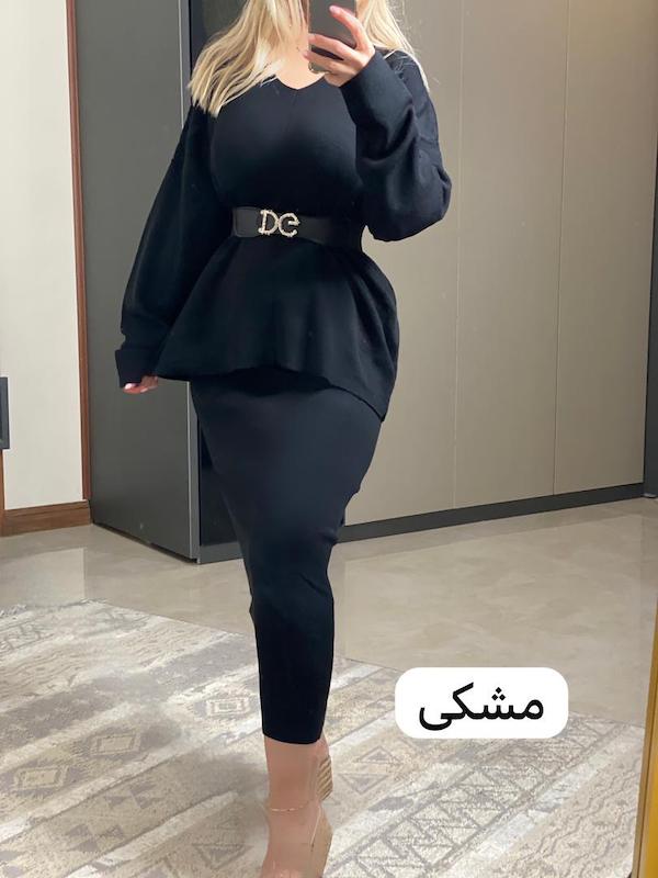 ست بلوز دامن یقه هفت کد ۴۱۵