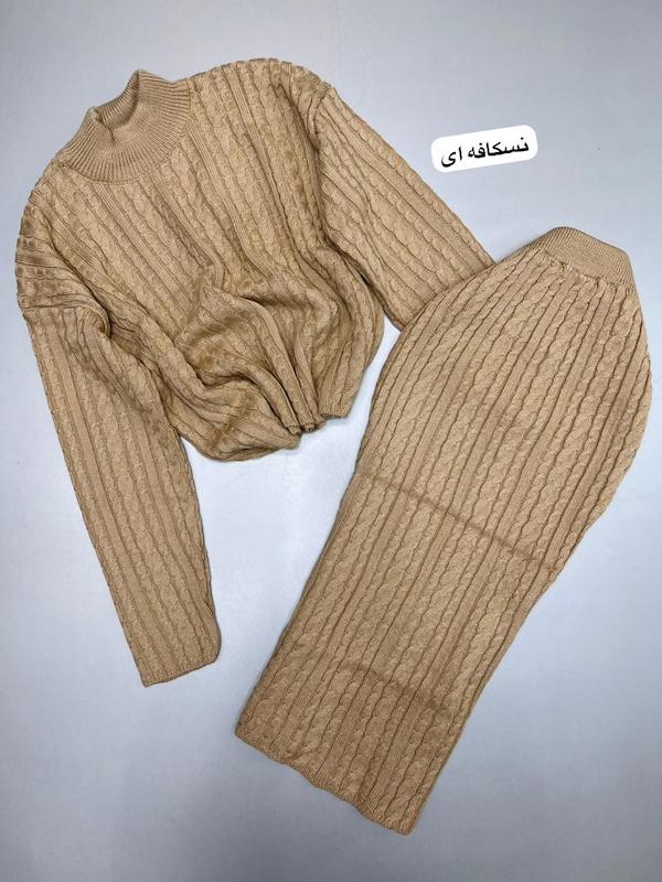 ست بافت دامن درشت کد ۴۲۴