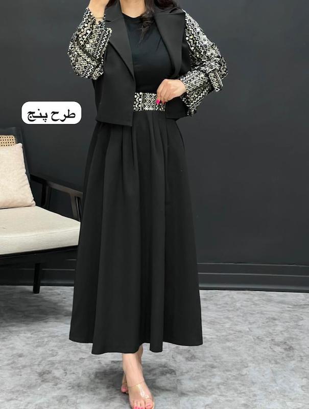 کت دامن استین سُنتی کد ۷۱۴