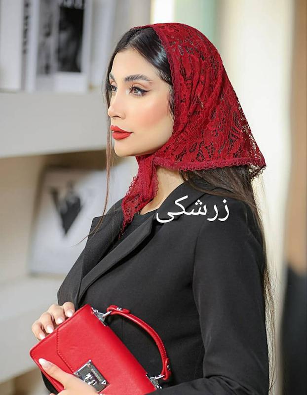 روسری گیپور رنگی کد ۹۲۷