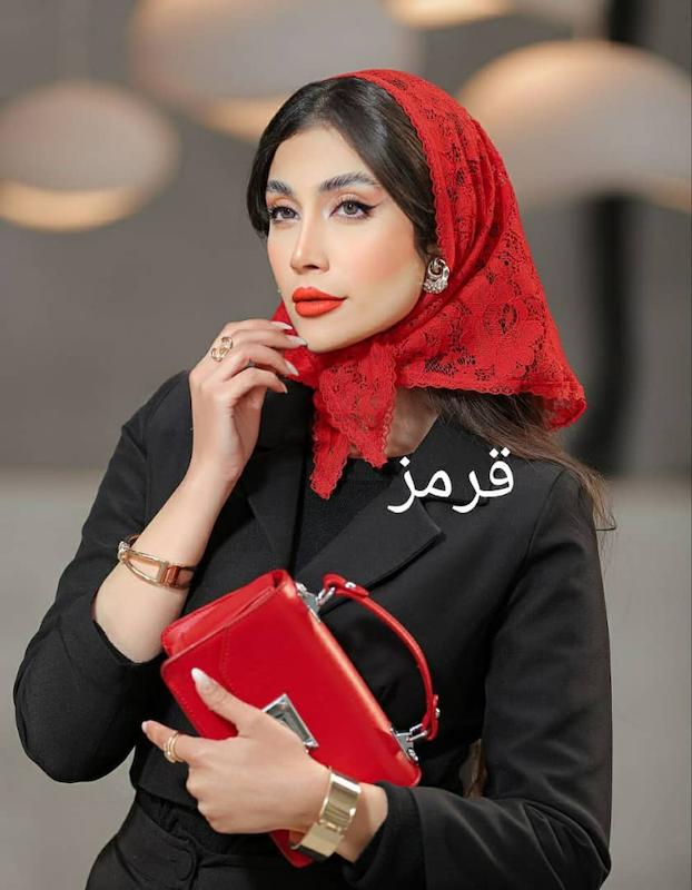 روسری گیپور رنگی کد ۹۲۷
