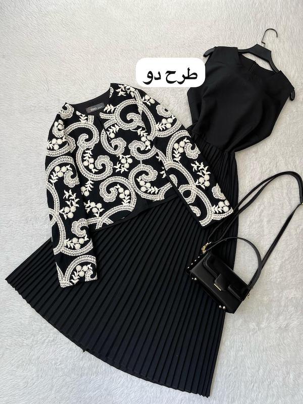 کت سارافن مزونی طرحدار کد ۹۷۱