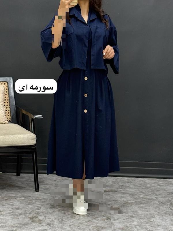 کت سارافن کتان کد ۶۸۳