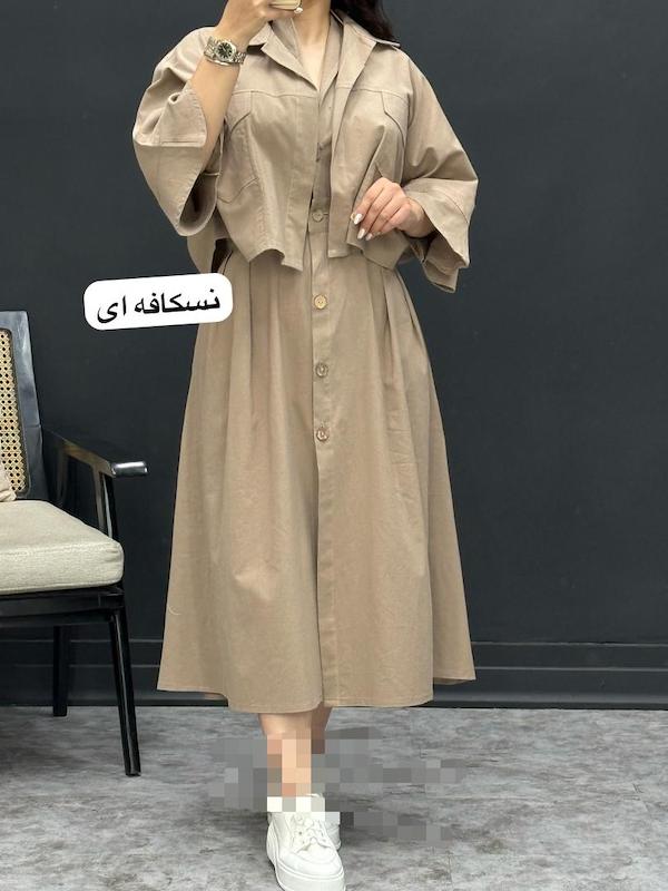 کت سارافن کتان کد ۶۸۳