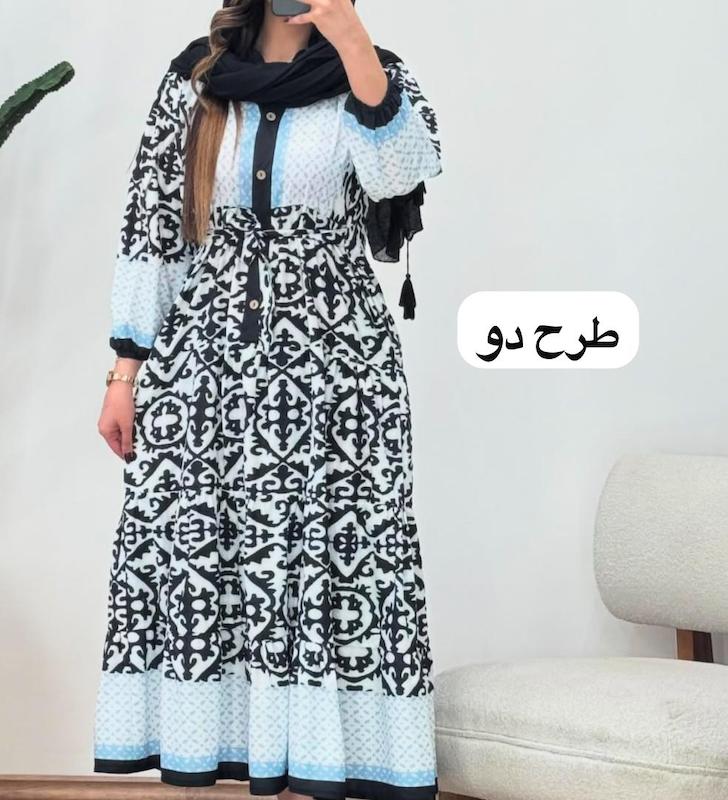 پیراهن ساحلی حاشیه دار کد ۷۱۲