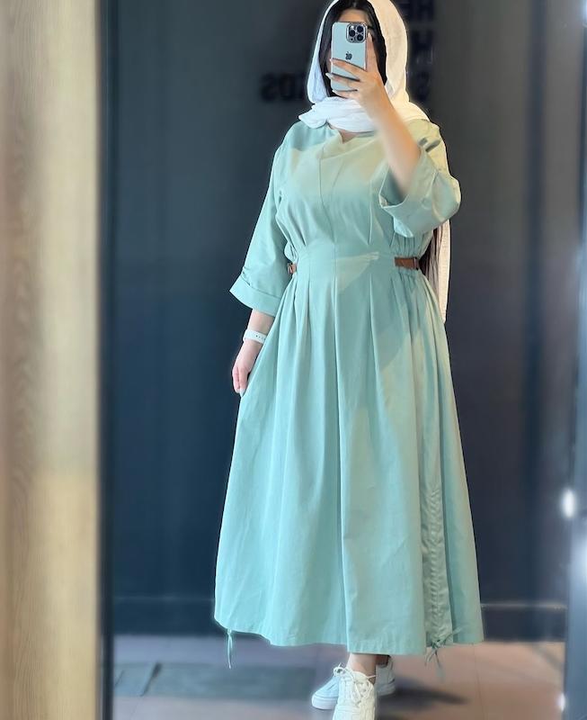 پیراهن کفتان بغل چرم کد ۱۰۱۴