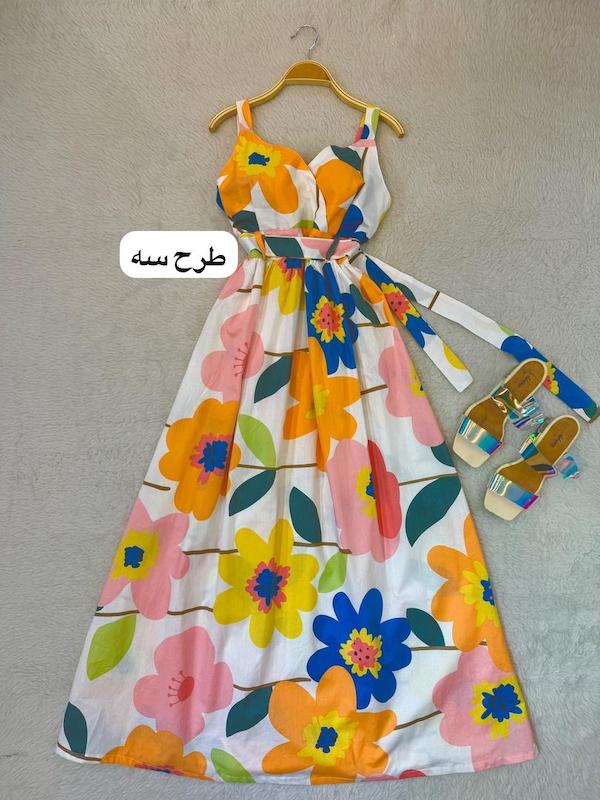 سارافن بلند گُلدار کد ۱۰۲۹