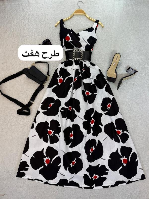 سارافن بلند گُلدار کد ۱۰۲۹