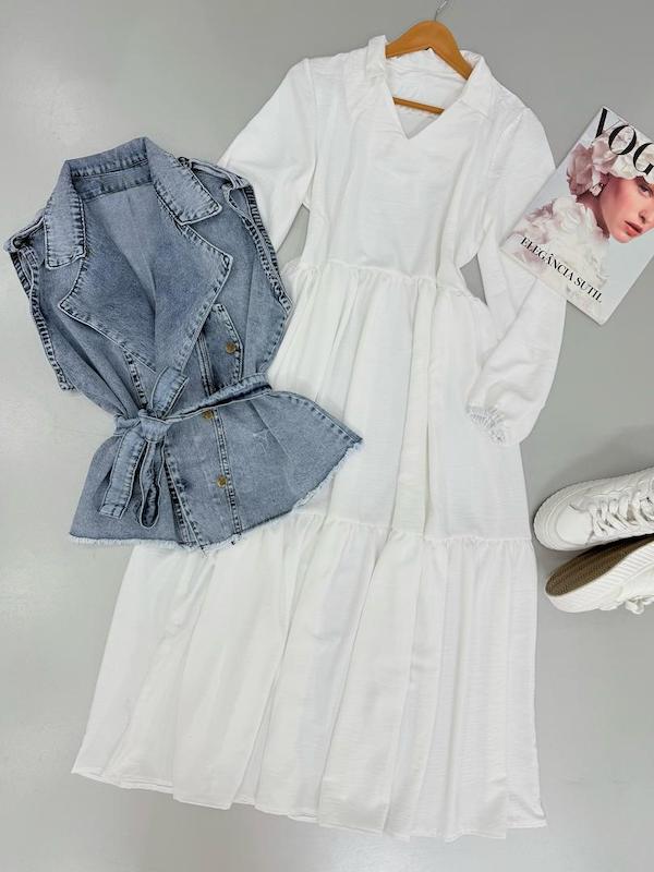 پیراهن چین چین ساده ۱۰۴۷