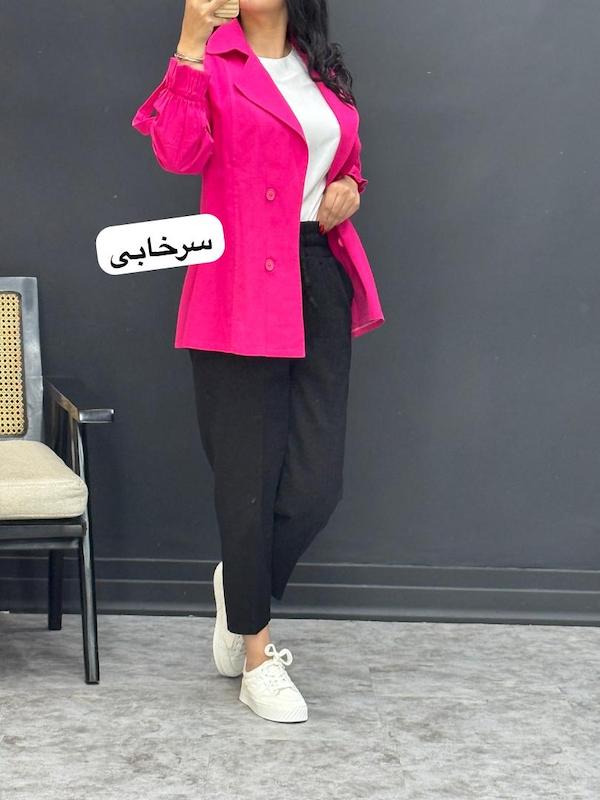 کت استین چین لینن کد ۱۰۶۱