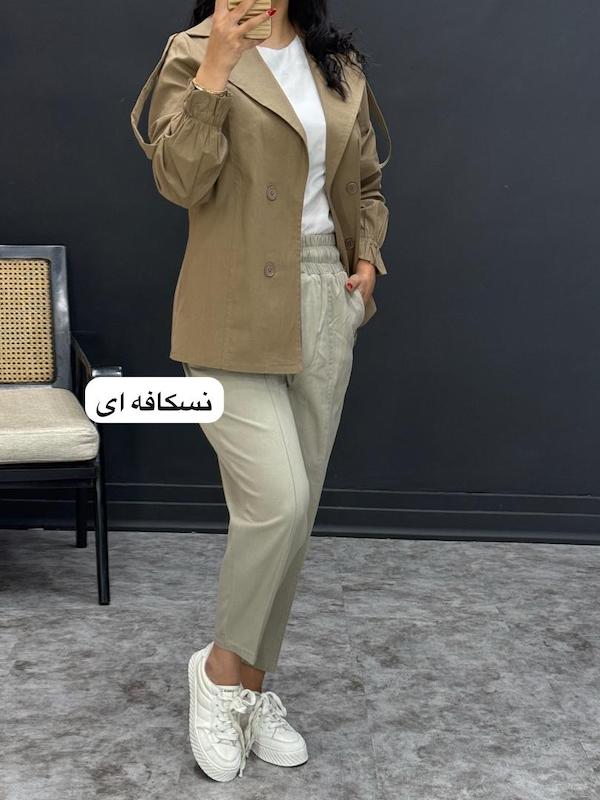 کت استین چین لینن کد ۱۰۶۱