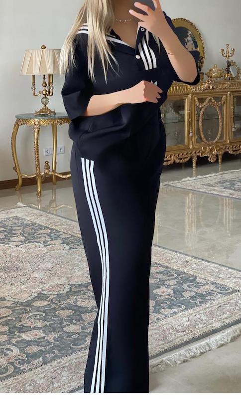 ست سه خط اسپرت کلاهدار کد ۱۰۶۶