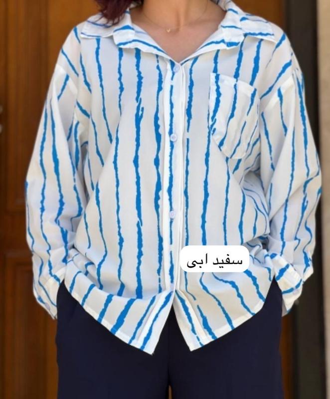 شومیز پری راه راه کد ۱۰۷۹