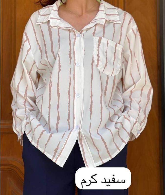 شومیز پری راه راه کد ۱۰۷۹