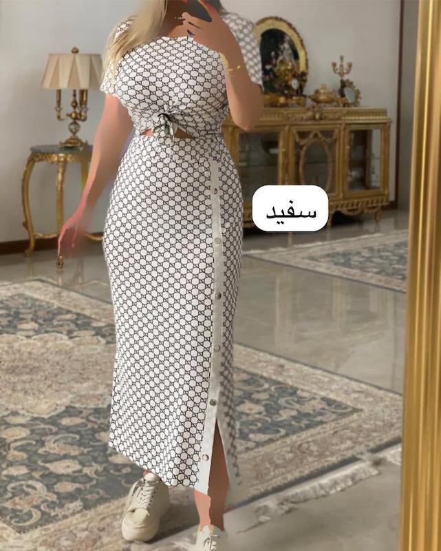 ست کراپ دامن کد ۱۱۰۷