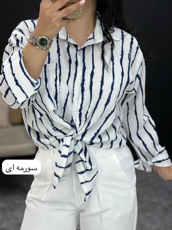 شومیز راه راه پری کد ۱۱۰۸