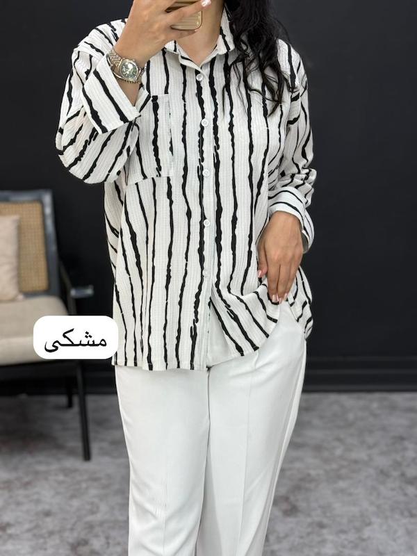 شومیز راه راه پری کد ۱۱۰۸