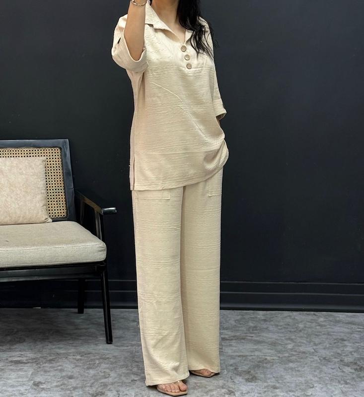 ست بلوز شلوار کوک دوزی کد ۱۱۱۳