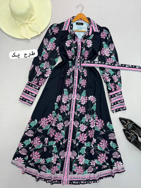 پیراهن طرحدار ماکسی کد ۱۱۳۶