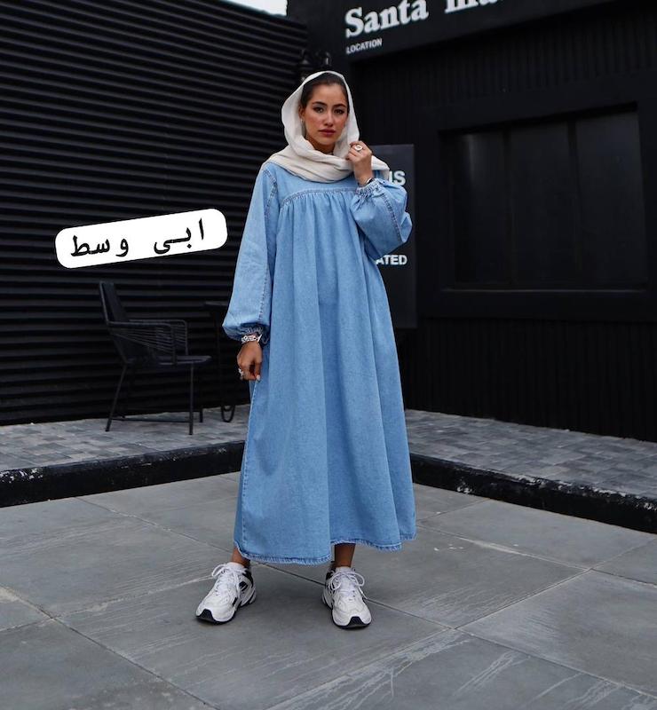 پیراهن جین کد ۱۱۵۴