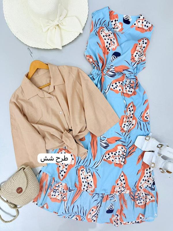 ست شومیز سارافن طرحدار کد ۱۲۲۱