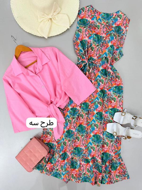 ست شومیز سارافن طرحدار کد ۱۲۲۱