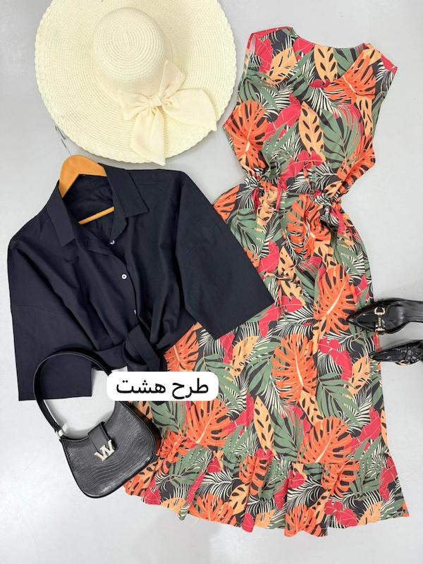 ست شومیز سارافن طرحدار کد ۱۲۲۱