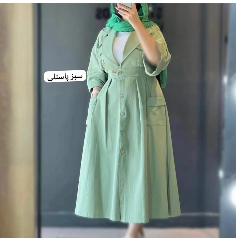 کفتان دو دکمه لینن کد ۱۲۸۲