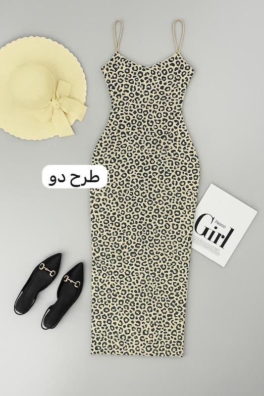 سارافن پلنگی بند ماکارون کد ۱۲۸۴